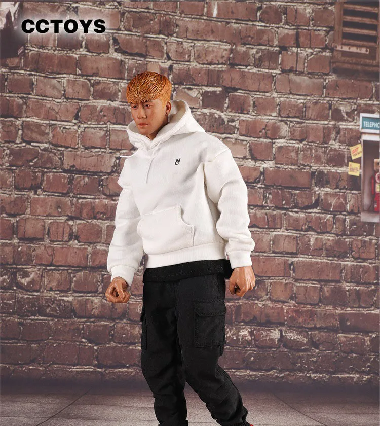 in stock CCTOYS CC010 1/6 Scale Male clothes fashion Sport style Hooded sweater Sport hoodie fit 12 inch PH Tbl action figure