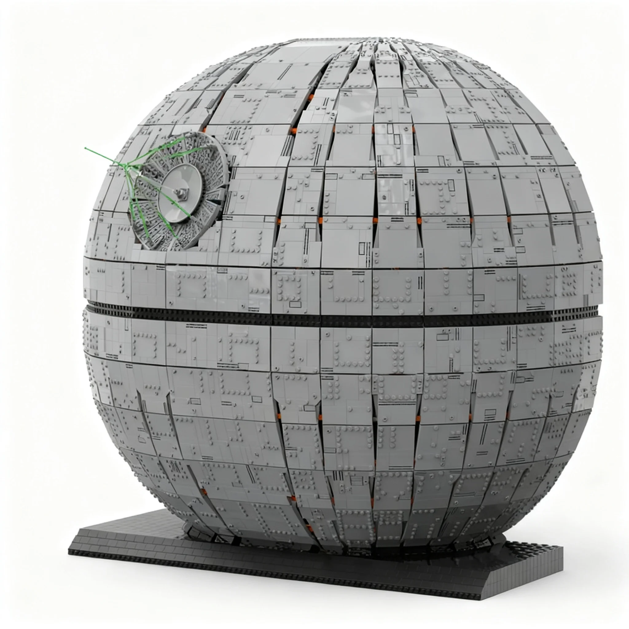 7669pcs MOC Star Battle Death Star Panels V2 Add On MOC-234974 Model Building Blocks Christmas Gift Architecture Toys Brick 3D