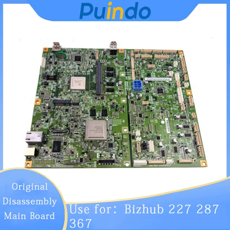 Original Disassembly Main Board for Konica Minolta Bizhub 227 287 367 BH227 BH287 BH367 Motherboard