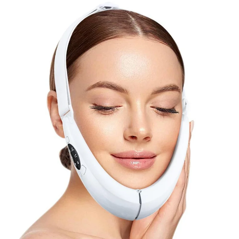 Doppel kinnreduzierer, Mikros trom v Gesichtsform Facelift ing Schlankheit massage gerät, intelligentes Anti-Aging-Facelifting-Gerät