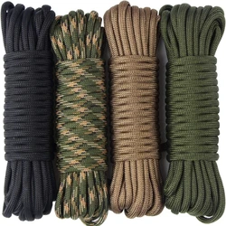 New Seven Core 4mm Diameter Umbrella Rope Hiking Camping Parachute Rope Tether Tent Rope Multifunctional Emergency 7 Strand Cord