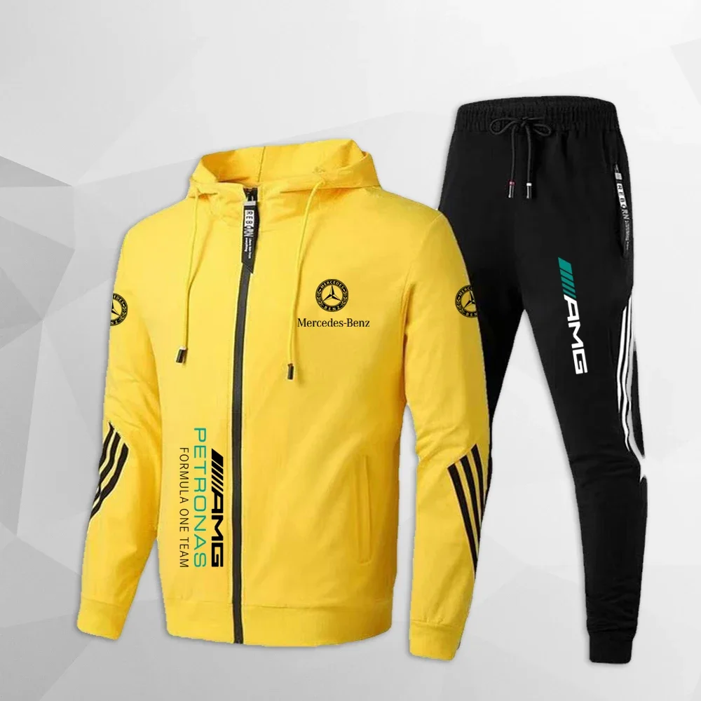 2024 Nieuwe Mercedes Benz Fietspak, Motorfiets, Fiets, Heren En Dames Sportpak, Outdoor Shopping Mode Hoodie