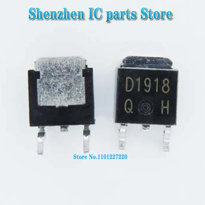 10 unidades/lote D1918 2SD1918 TO-252, en Stock