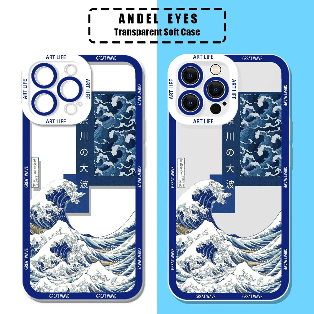 Japan The Great Wave Of Kanagawa Art Case For Samsung Galaxy A55 A54 A53 A52 A52S A72 A71 A35 A34 A32 A31 A25 A24 A23 A22 Cover