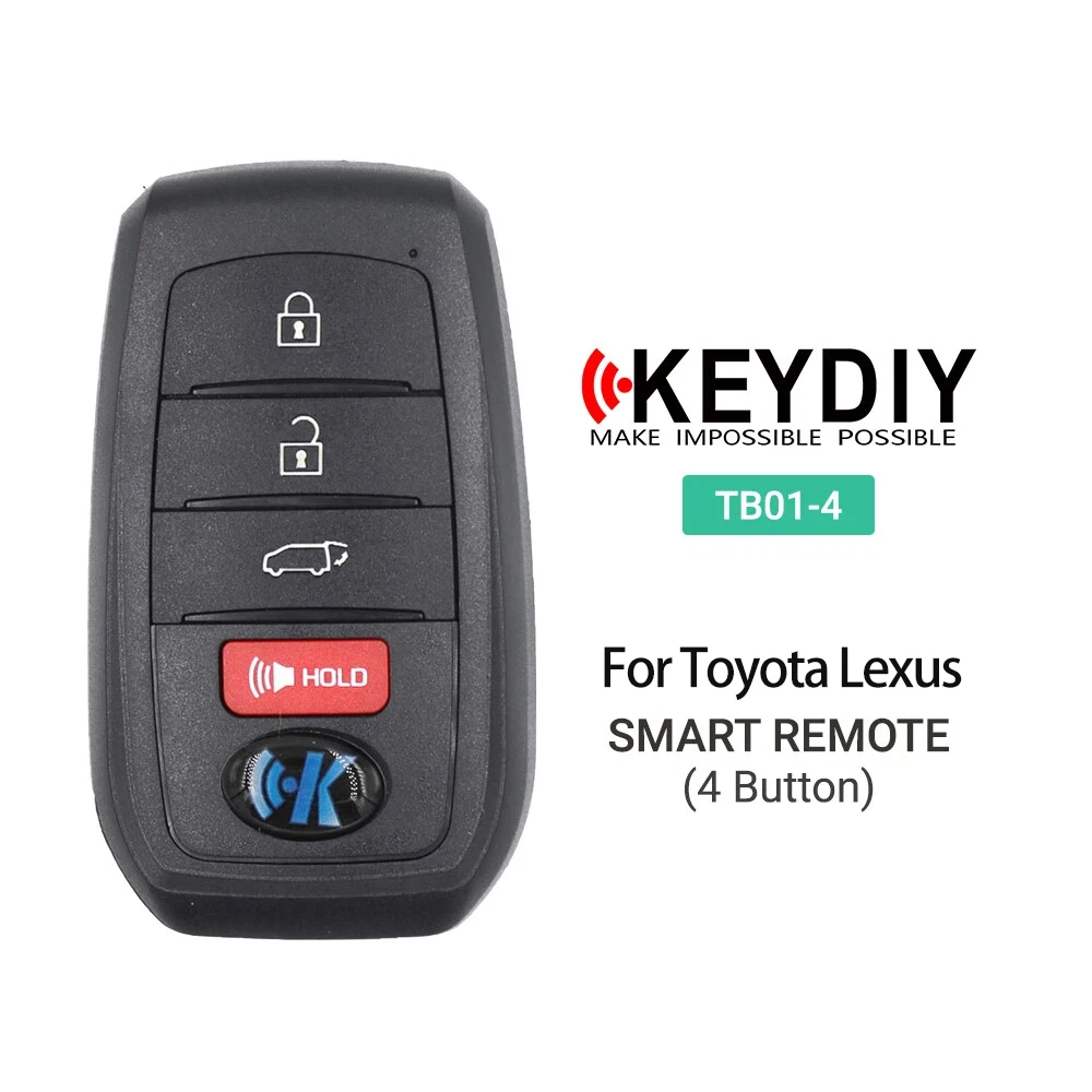 KEYDIY TB01-4 KD TB مفتاح السيارة الذكية KD التحكم عن بعد مع شريحة 8A لتويوتا كورولا كامري وكزس #1