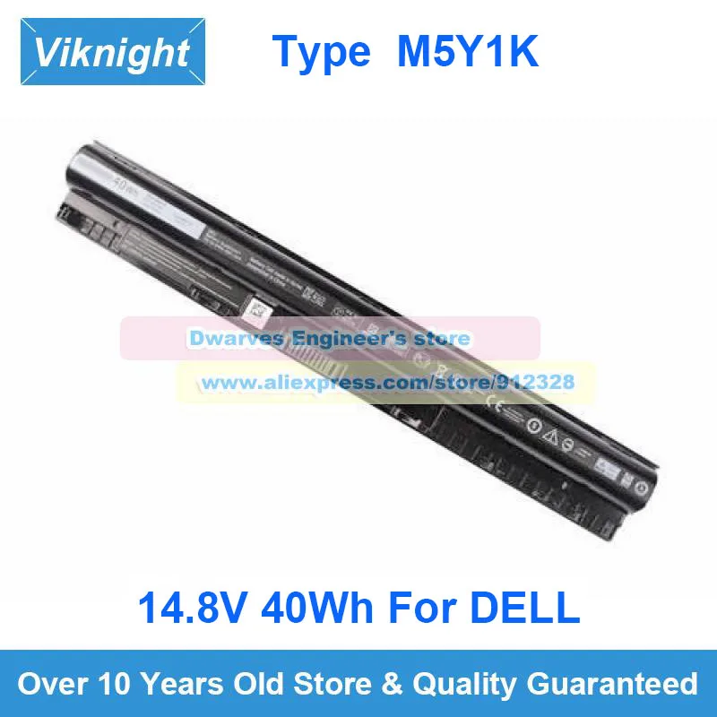 Genuine M5Y1K 14.8V Laptop Battery M5YIK WKRJ 6YFVW 1KFH3 2 HD4J GXVJ3 For Dell Inspiron 14 3451 3458 P60G 15-3565 15 5559 3576