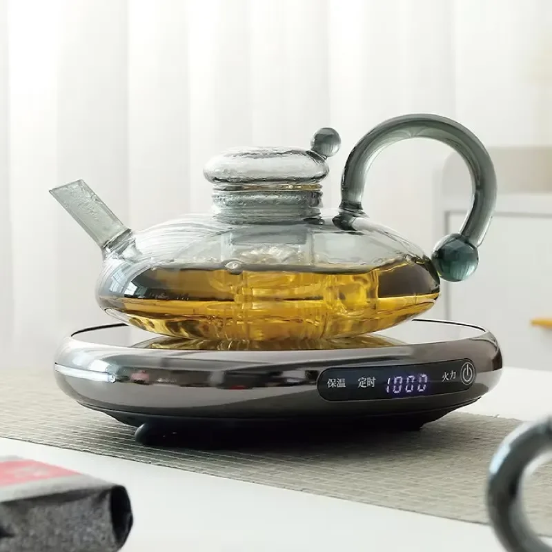 For 1000W Ultra-thin Electric Ceramic Stove Timing Tea Stove Home Temperature Control Water Heater Keep Warm Tea Brewer