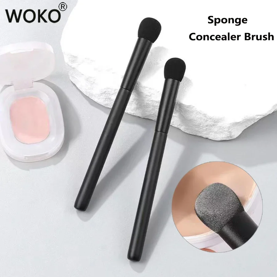 Sponge Concealer Brush Frosted Sponge Stick Concealer Makeup Brush Facial Part Speckle Dark Eye Circles Concealer Makeup Tool