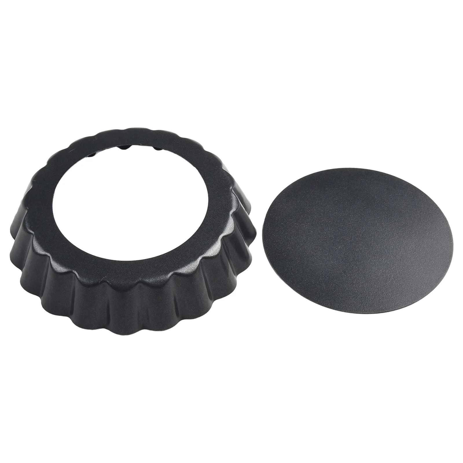 Brand New Non-Stick Tart Pan Tart Tins Accessories Wear-resistant Replacement Set Set Of 6 4 Inch Carbon Steel