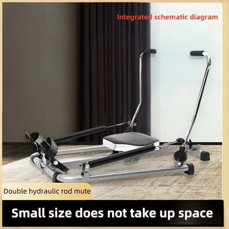 آلة التجديف الهيدروليكية ذات القضيب المفرد والمزدوج، معدات اللياقة البدنية المنزلية القابلة للطي الصامتة، معدات اللياقة البدنية الكبيرة لبناء الجسم