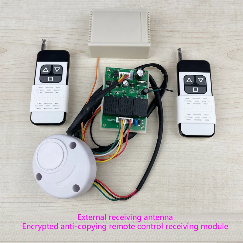 Universal remote control receiving module gate barrier car railing electric telescopic door translation access control access ga