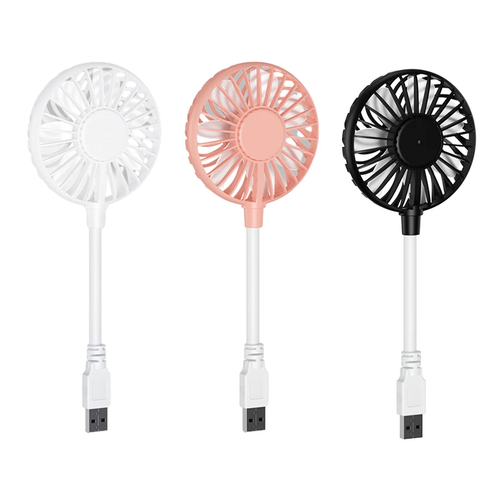 USB Rechargeable Handheld Fan Silent Cooling Power Bank Wireless Mini Play Plug Fans Summer Outdoors and Travel