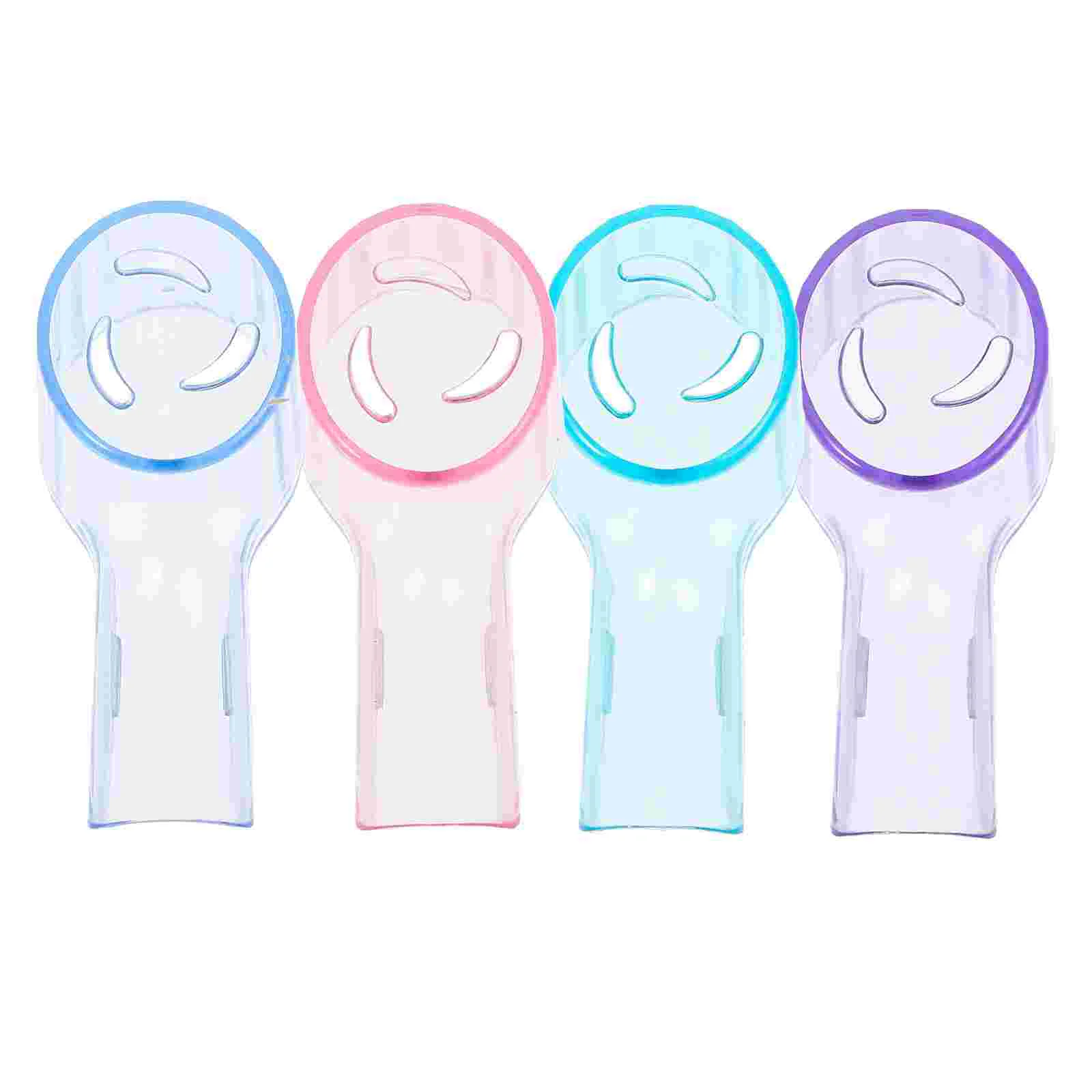 

4 Pcs Toothbrush Head Cover Electric Covers Accessories Cap Coverings for Supply Travel Pink