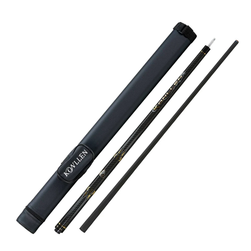 KONLLEN KL-3K Carbon FIber Pool Cue Stick 147cm 3/8*8 Radial Joint