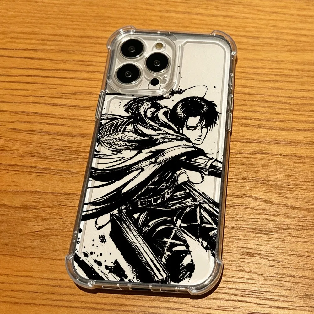 Anime A-Attack on Titans Anti Fall Clear Phone Case For Xiaomi Redmi 15A A7 A5 15C 14C A3 13C A2 10C 12C Ultra Pro Plus