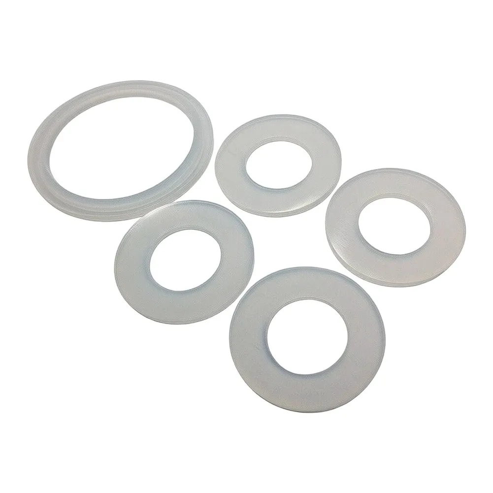 Rubber Sealing Gasket Compatible with For Coleman BC Connectors - 4 B/C + 1 A Transparent Washers for Enhanced Durability
