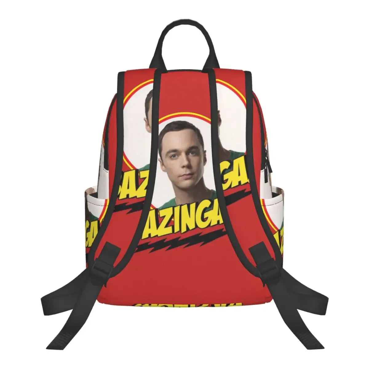 Bazinga The Big Bang Theory Student Backpack School Bag Hiking Travel Daypack for Men Women Bookbag Shoulder Bags