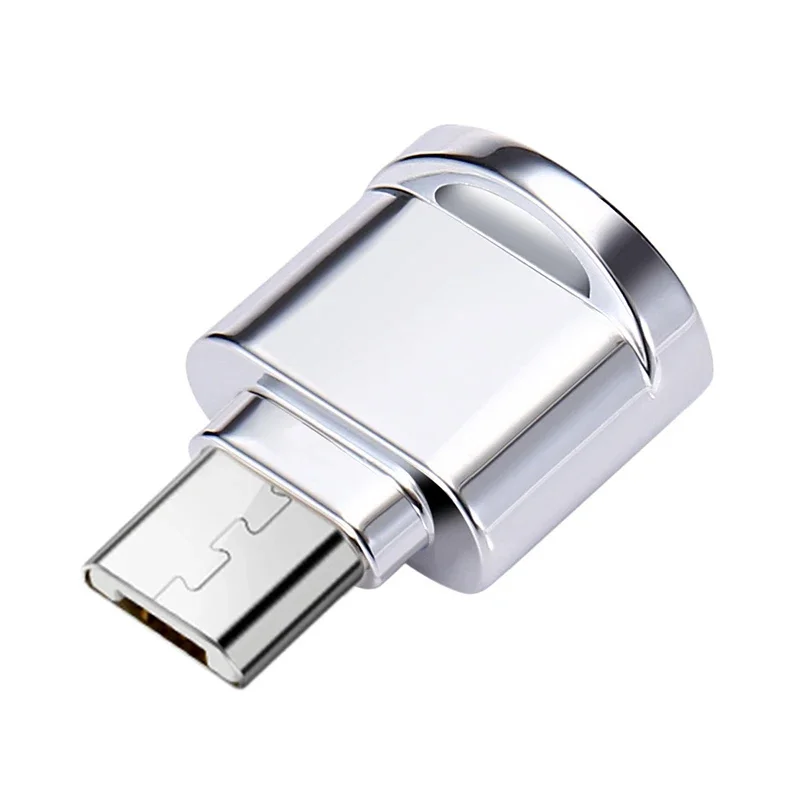

Micro usb 2.0 otg phone mini memory card reader adapter Aluminum cardreader for micro SD/TF microsd laptop