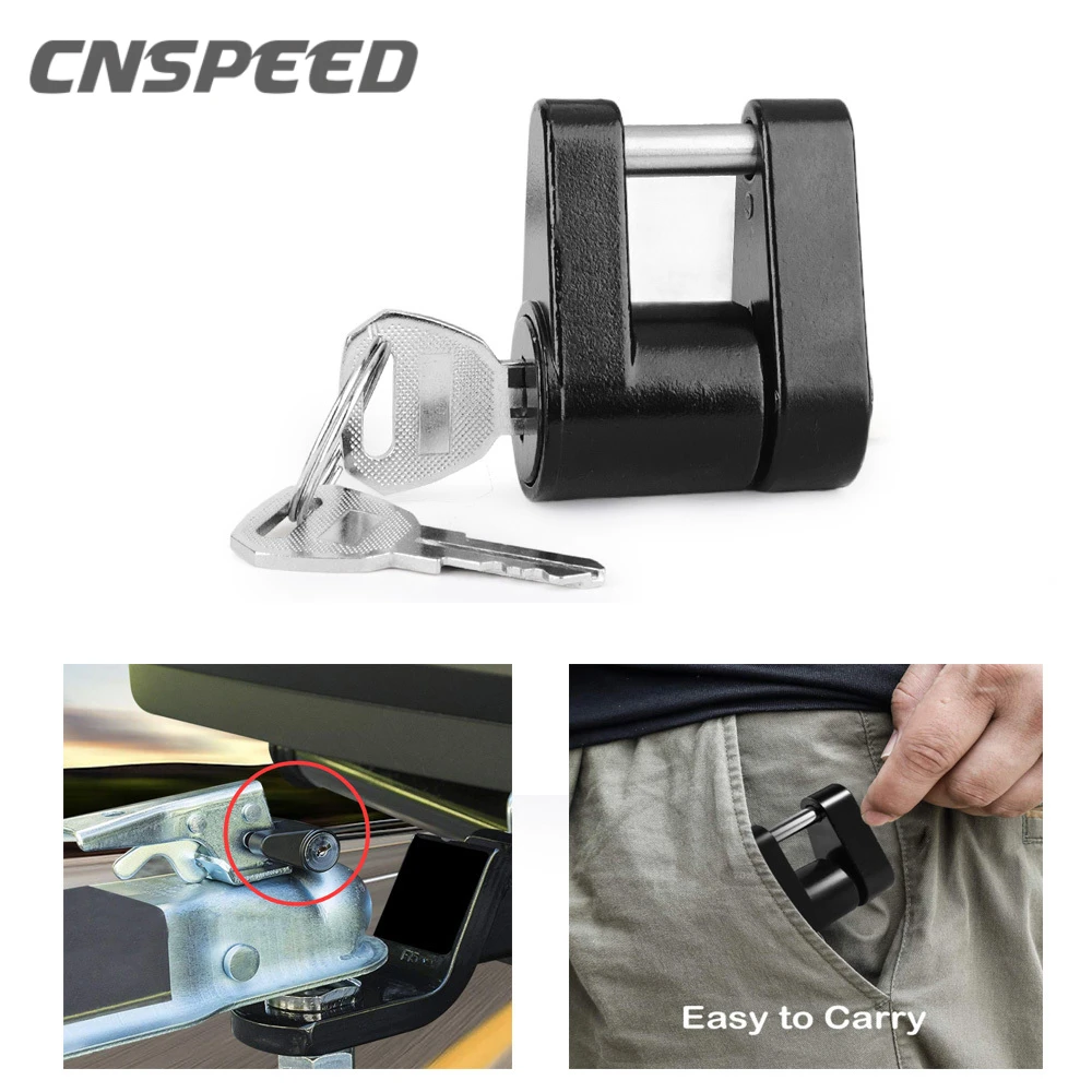 CNSPEED Trailer Hitch Coupler Lock 1/4