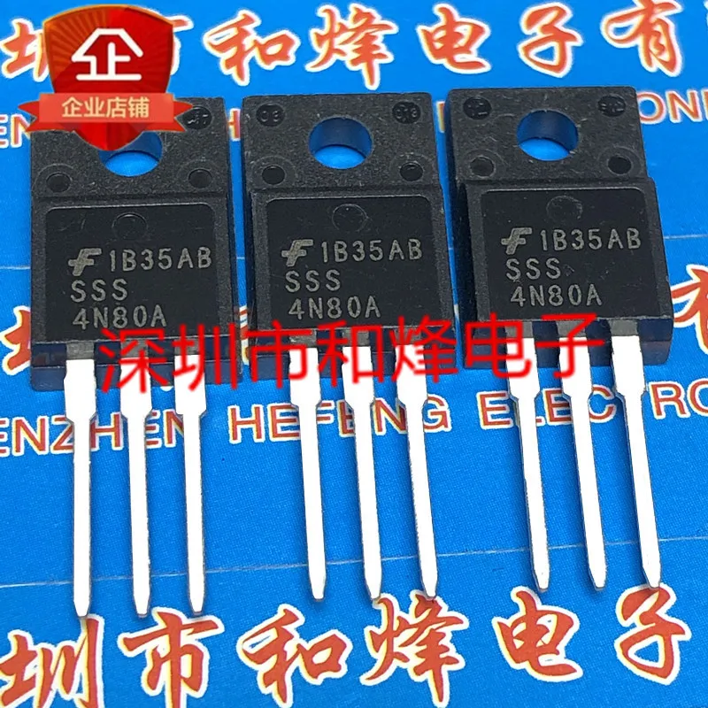 

30pcs original new SSS4N80A TO-220F 800V 4A