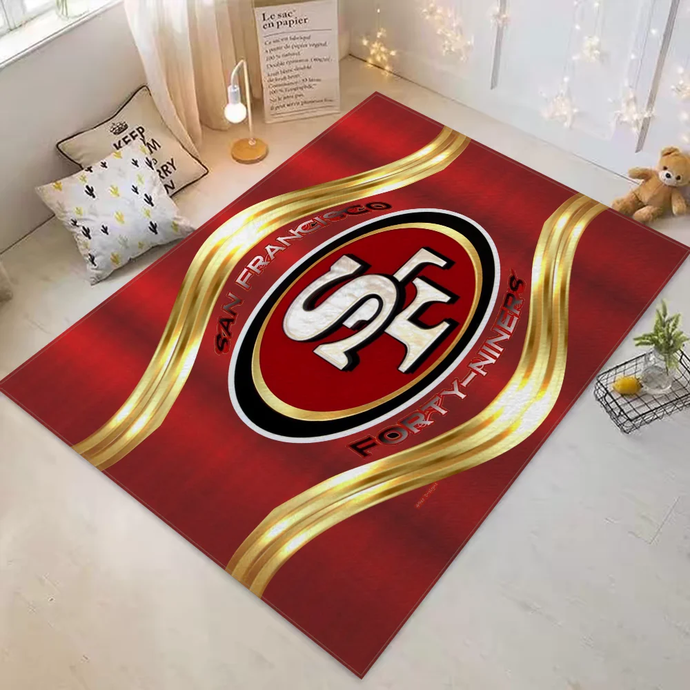 Bedrooom Carpet for Kitchen San Francisco 49ers Rugs House Entrance Mat Bath Mats Door Floor Mat Super Absorbent Bathroom Rug