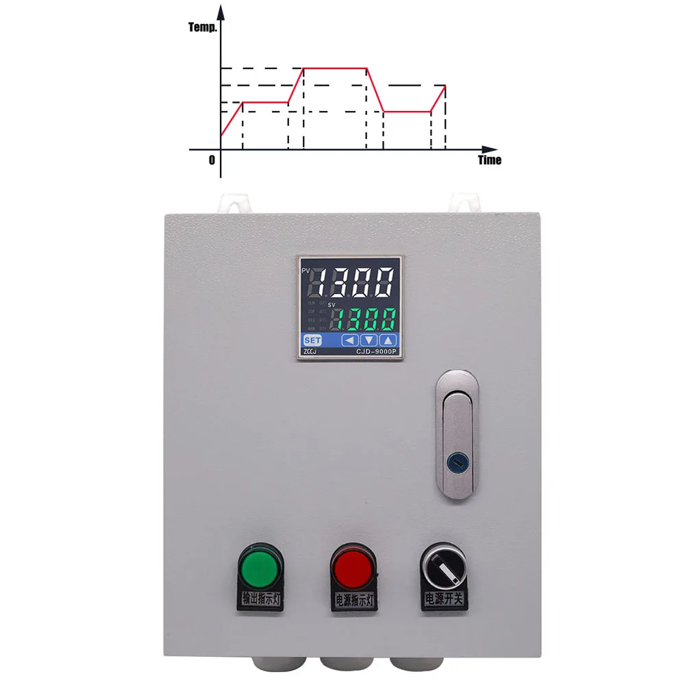 

Hanging type ramp soak temperature control cabinet thermostat Temp. and timer 2 in 1 pid temperature controller