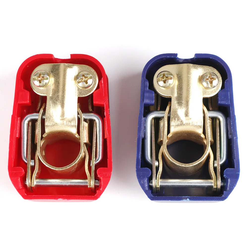 1 Pair Car Battery Terminals Positive Negative Quick Release Battery Terminals Connector Clamps Clip for Car Boat  Motorcycyle