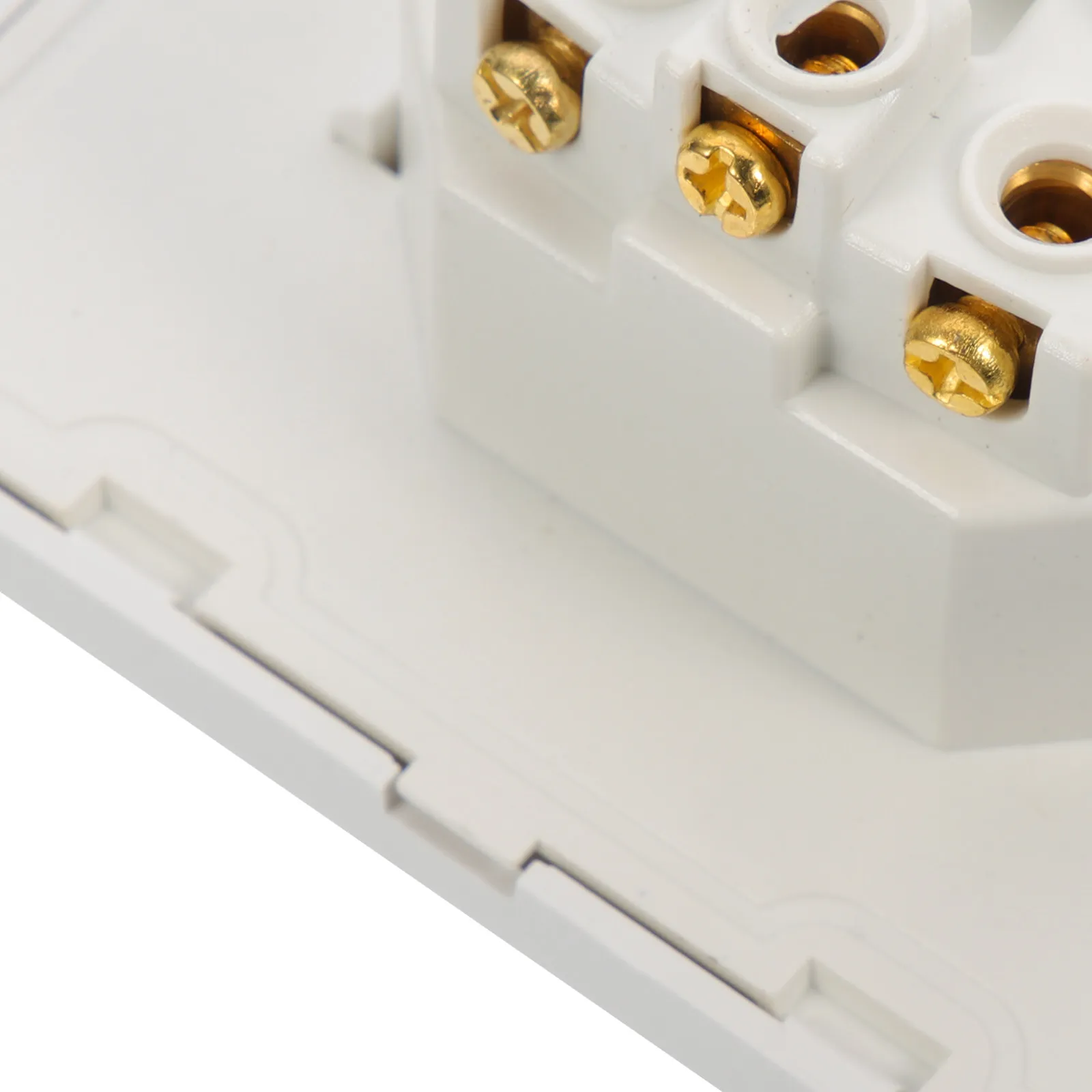 86 Type Dual USB Panel Socket French European Standard Wall Charger Two Prong Socket Panel Bracket for Mobile Phone Tablet