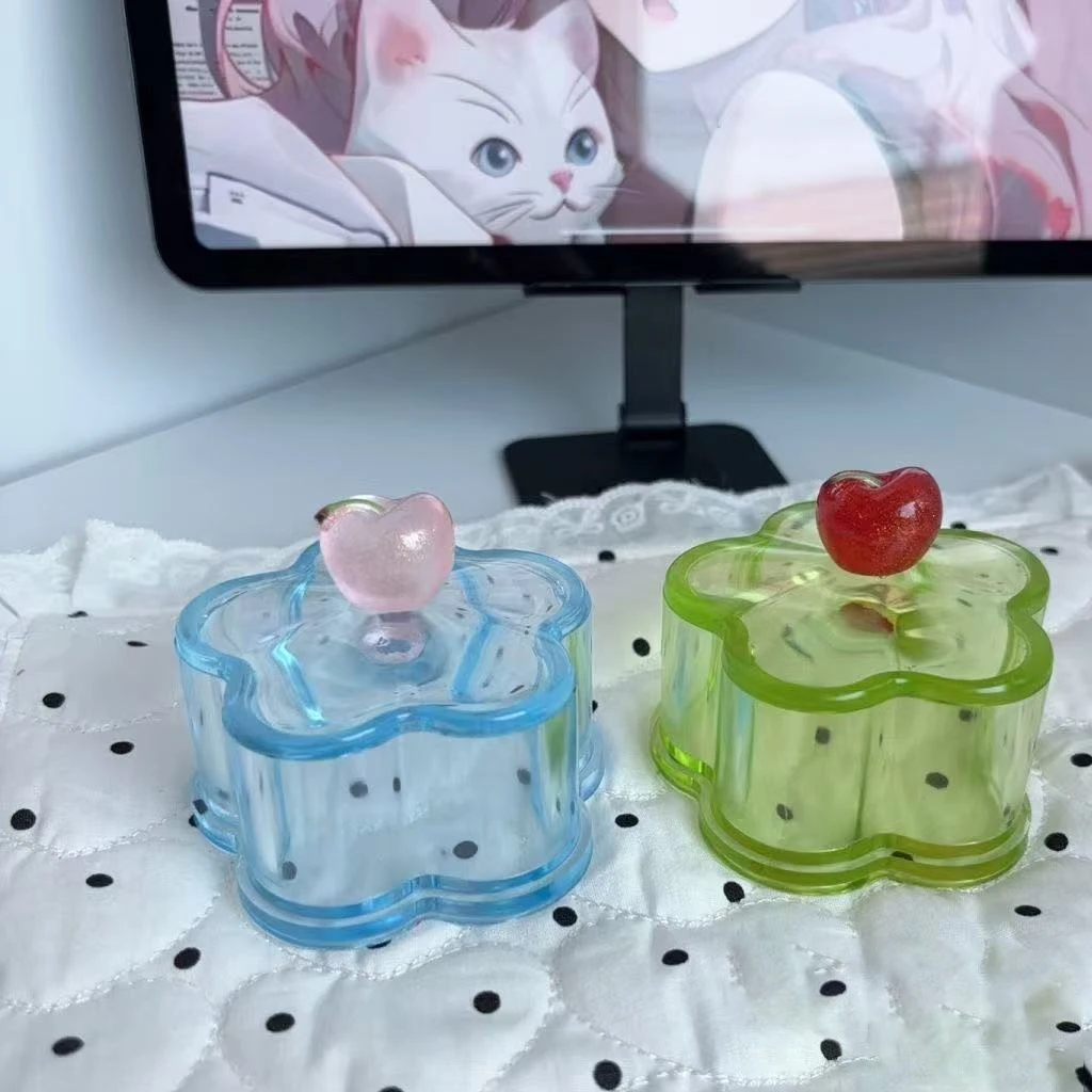 Ins Style Japanese Ancient Storage Box Ornaments Jar Finished Desktop Storage Box Cute Pudding Storage Pot Desktop Ornaments