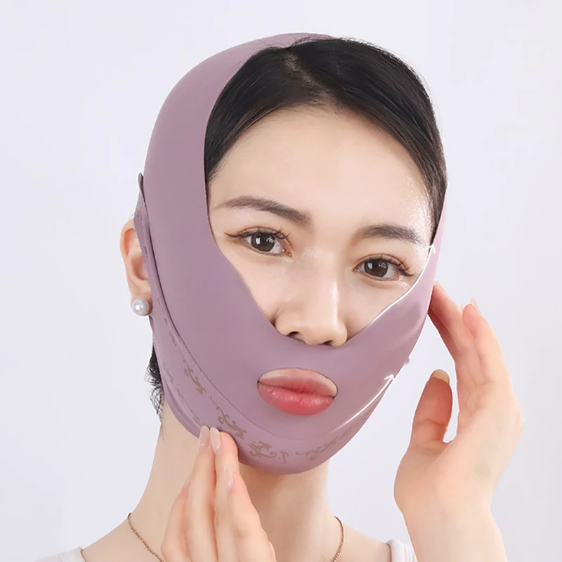 Mento Guancia Benda dimagrante V Shaper V Linea Maschera di sollevamento Lifting del viso Antirughe Fascia per dormire Maschera Bellezza Salute