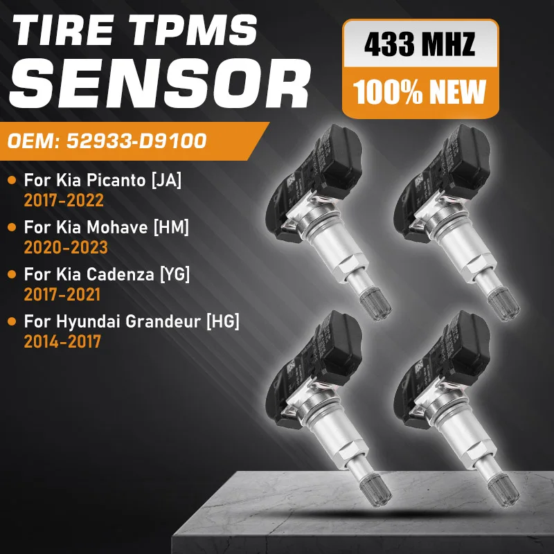 

Tire Pressure Sensor TPMS For Kia Picanto JA 2017-2022 Kia Mohave 2020-2023 Kia Cadenza K7 2017-2021 Hyundai Grandeur 2014-2017