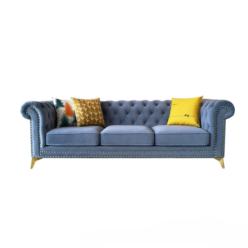 

Velvet sofa