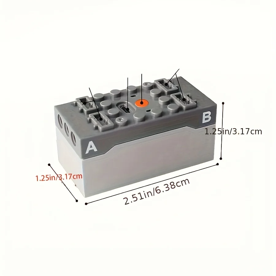 Kit de alimentação 2 em 1, conjunto de energia MOC perfeito, compatível com blocos de construção de grandes marcas