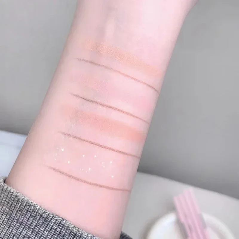 Doppel-ende Matte Liegen Seidenraupe Eyeliner Bleistift Diamant Glitter Stift Aufhellende Creme Schatten Highligher Augen Make-Up Großhandel