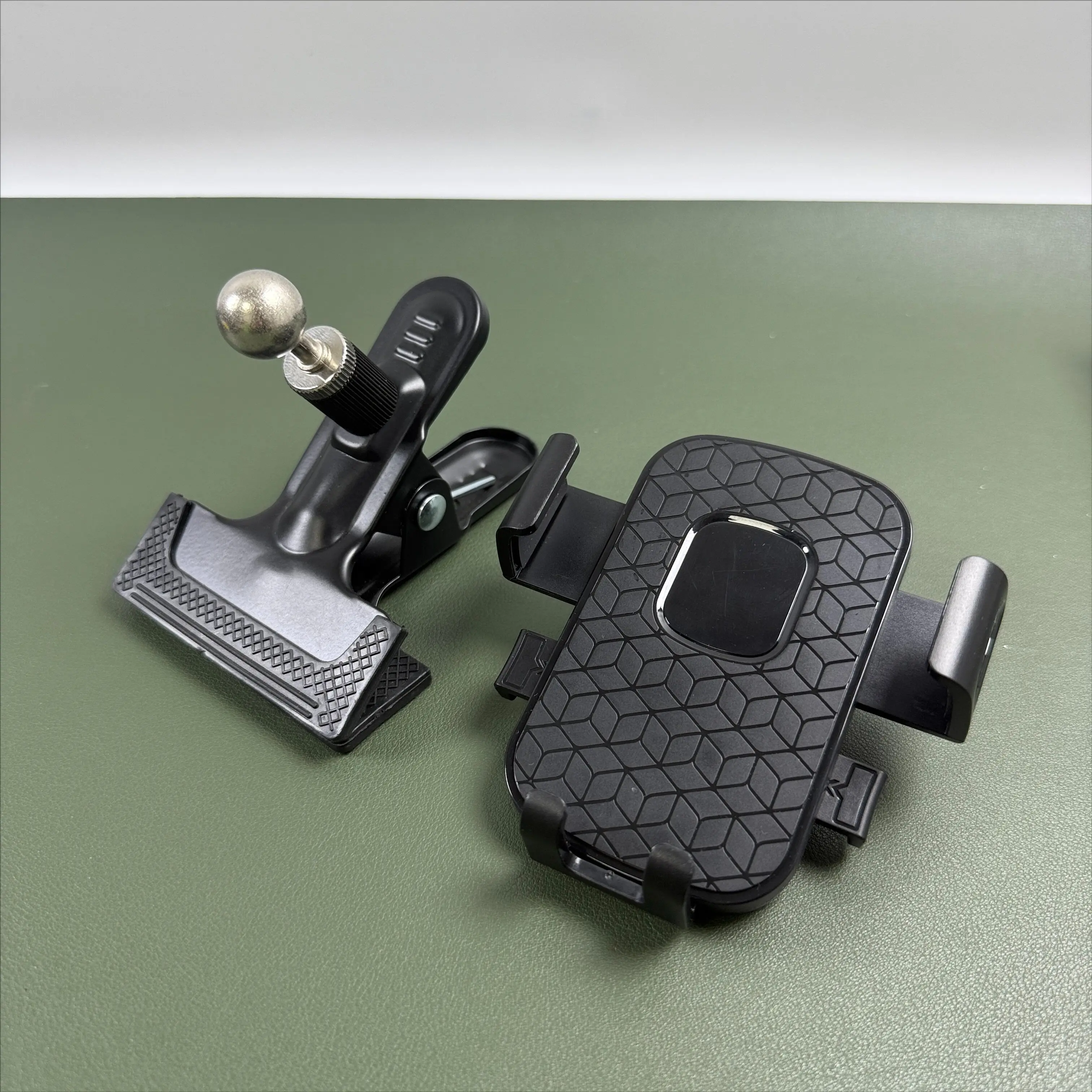 Outdoor Power Wheelchair - Powerful Clamp Desktop Round Tube Phone