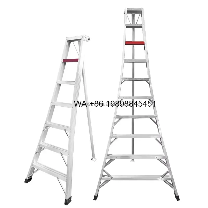 Wmwmnu High Quality Aluminum Fruit Picking Ladder Easy Foldable Lightweight for Agronomic Garden Farm Harvest Tripod