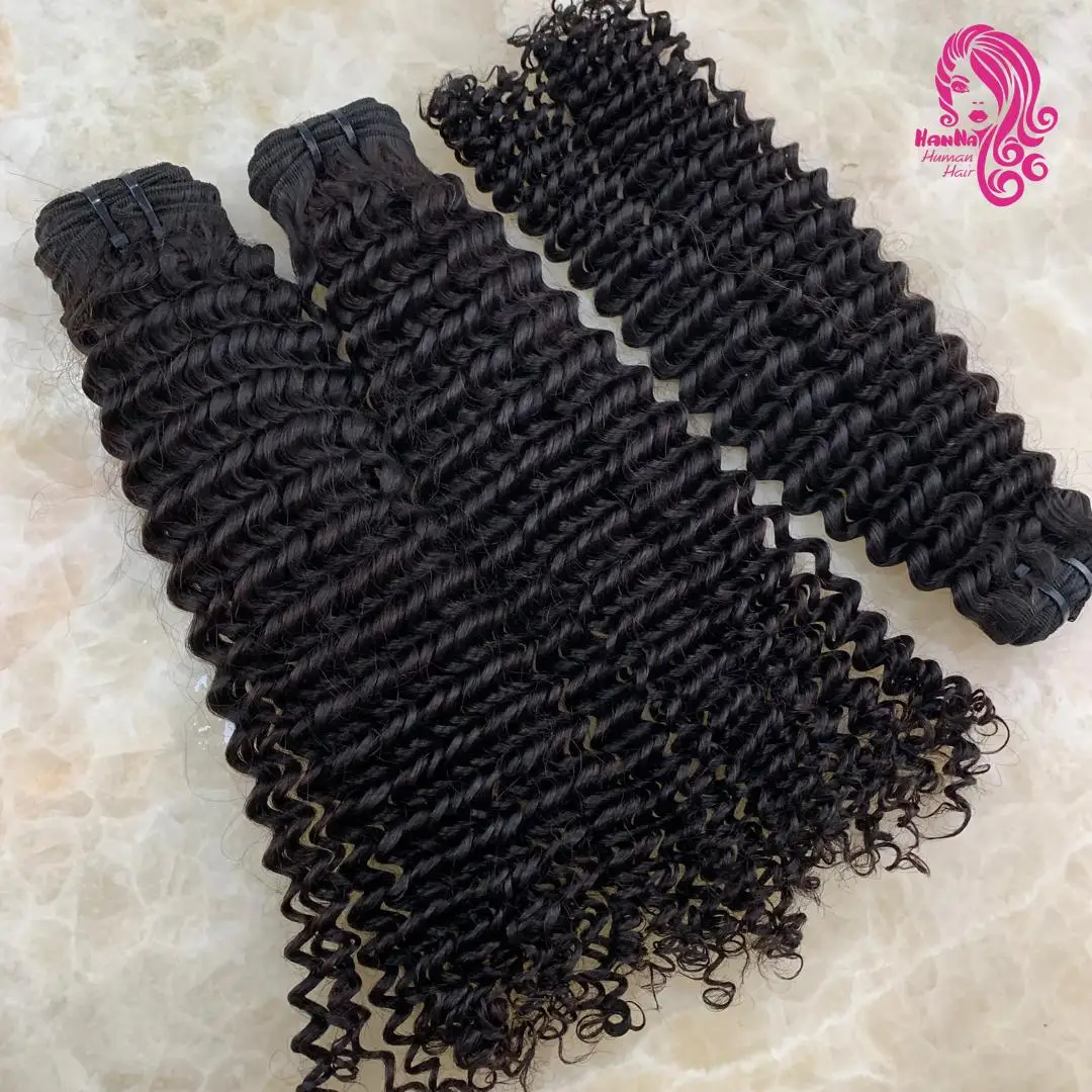 Weft Hair Curly Bundles Weaving Human Hair Wholesale 10A Unprocessed Raw Virgin Brazilian Hair Brazilian Virgin Hair Vendors