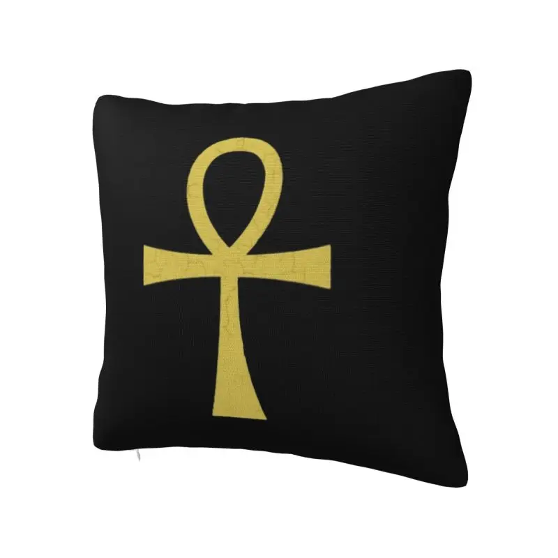 Ancient Egyptian Symbol Ankh Key Of Live Throw Pillow Case Sofa Nordic Cushion Cover Soft Pillowcase