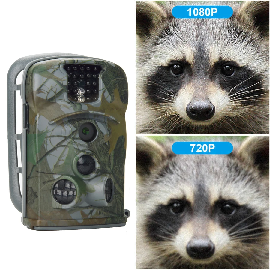 940nm LED Hunting Camera Trail Cameras HC5210A  20MP 1080P(30fps） IP65 Photo Trap 0.3s Trigger Wildlife Surveillance Cams Track