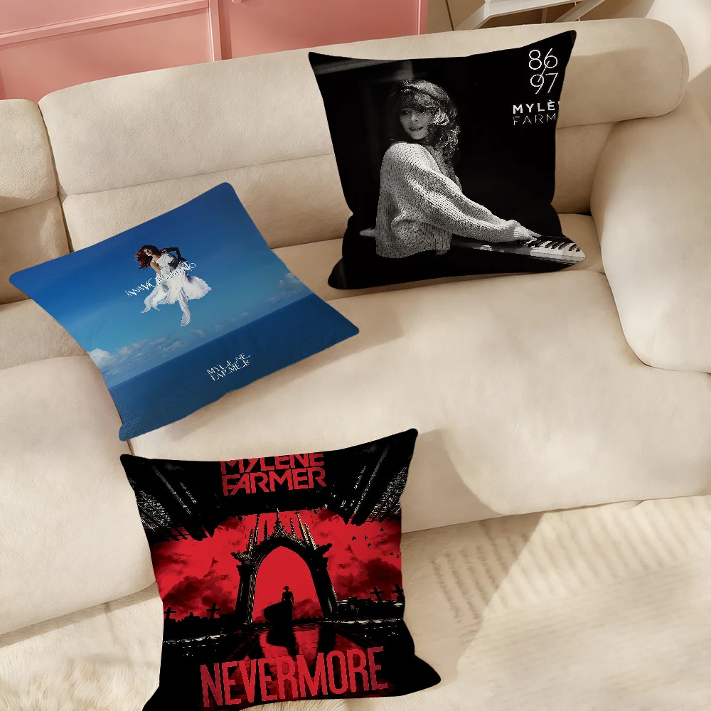 Singer M-Mylene Farmer Pillow Case Suitable For Bedrooms Living Rooms Cars Home Decoration