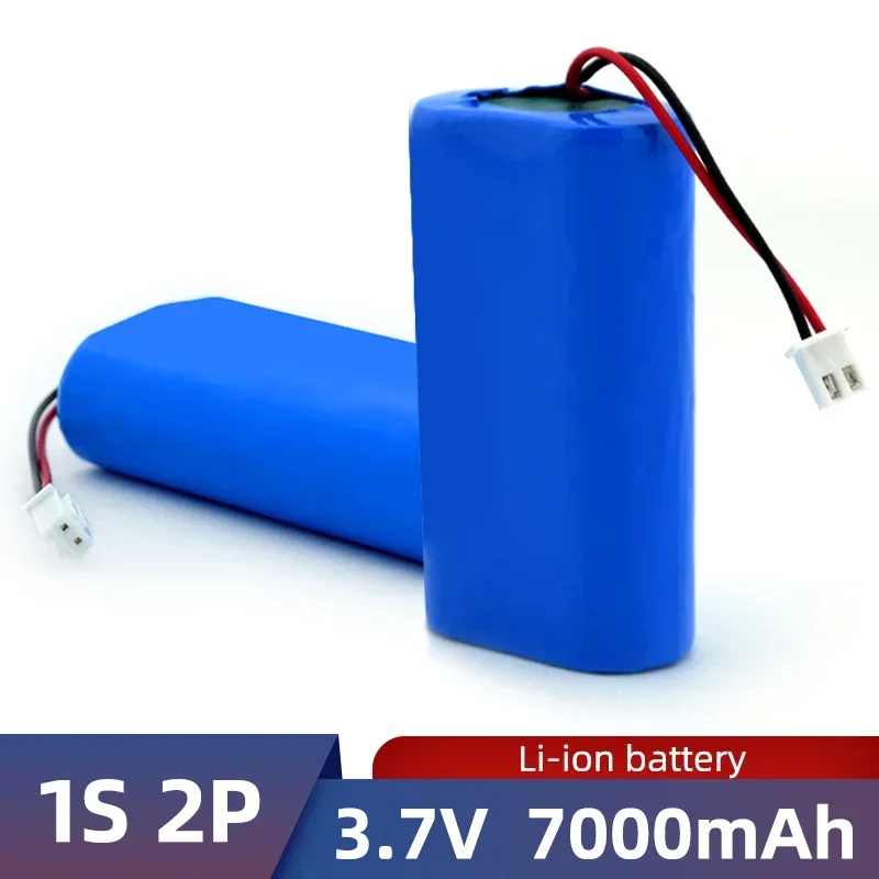 3.7V 1s2p 7000mAh lithium-ion battery 3.7V high-quality high energy density, high discharge ratebattery pack  18650 battery