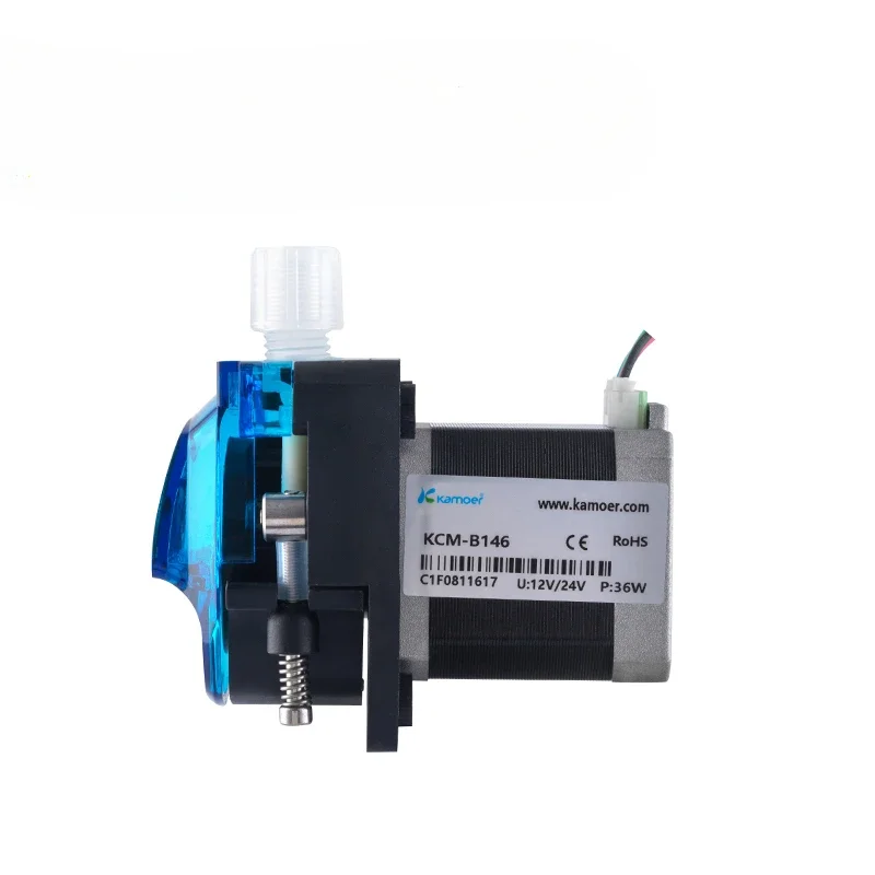 

Kamoer 420ml/min KCM 350RPM Peristaltic Pump 12V 24V Stepper Motor Dosing Pump Liquid Transfer Pump for Lab