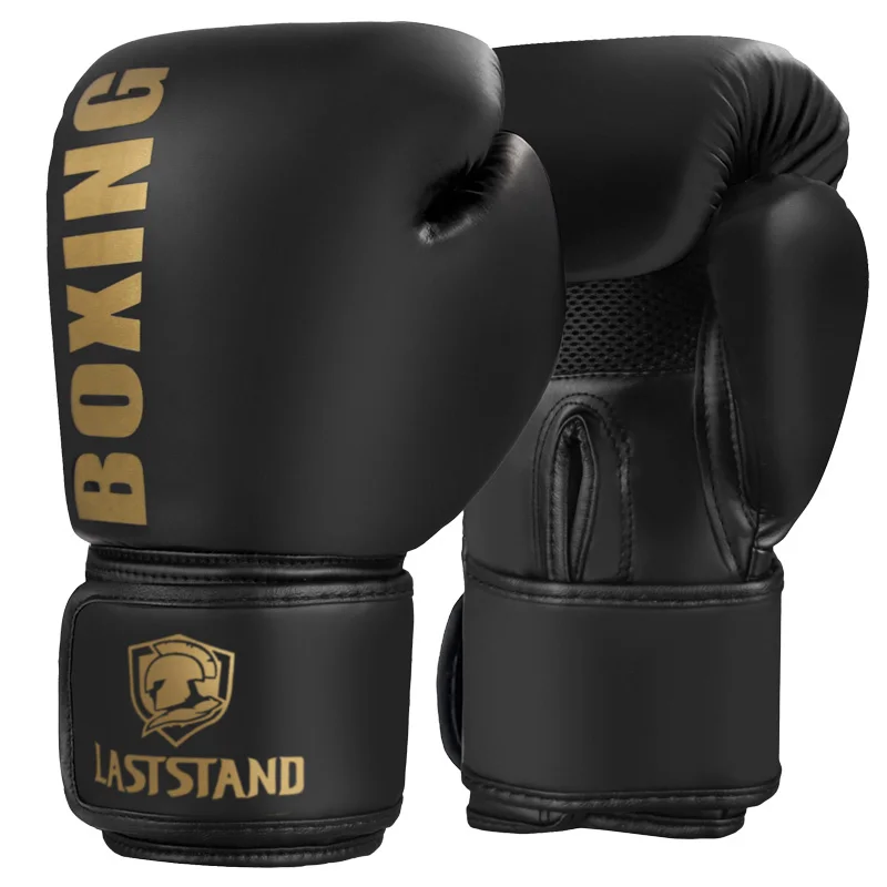 6/8/10/12oz Boxhandschuhe PU Atmungsaktive Kinder Erwachsene Professionelle Sanda Muay Thai Kampfhandschuhe Taekwondo Boxhandschuhe – Detail 4