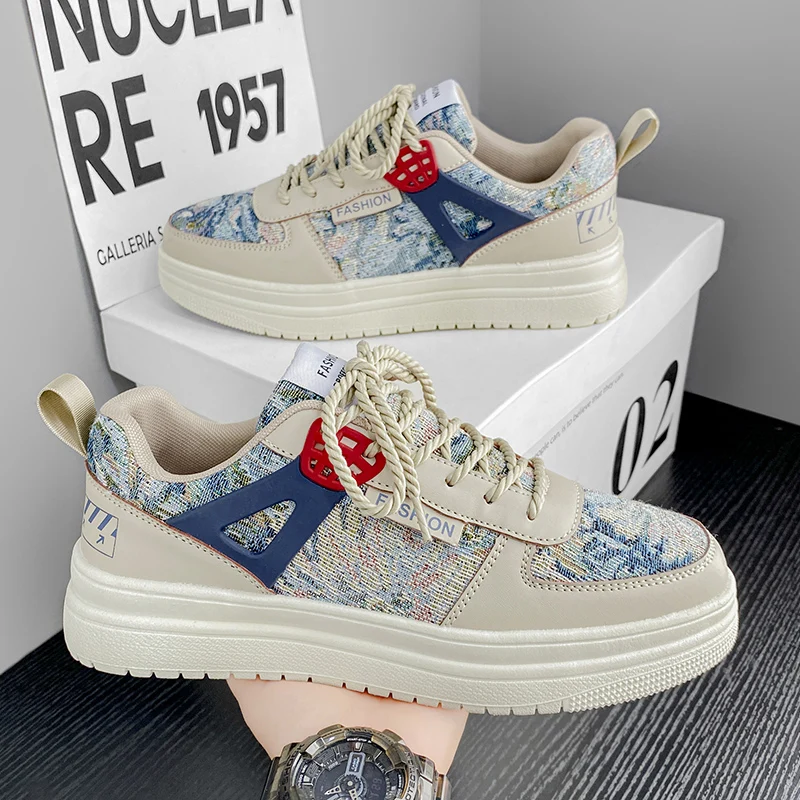 

MODX men's new breathable canvas shoes Student shoes Men's casual shoes comfortable casual everything