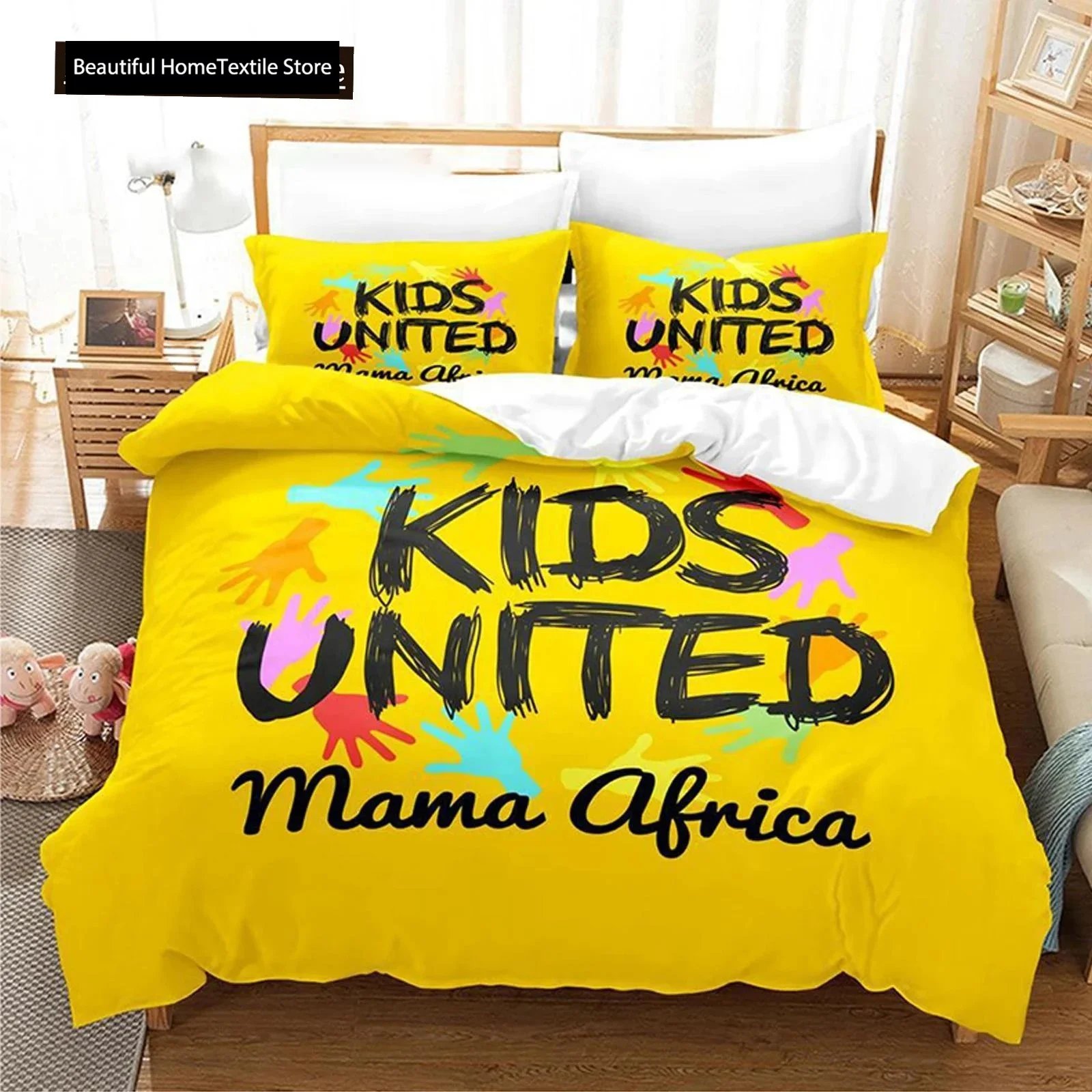 3D Printed  Now United Bedding Set Duvet Cover Bedroom Comforter Covers Single Twin King Size Quilt Cover Home Textile