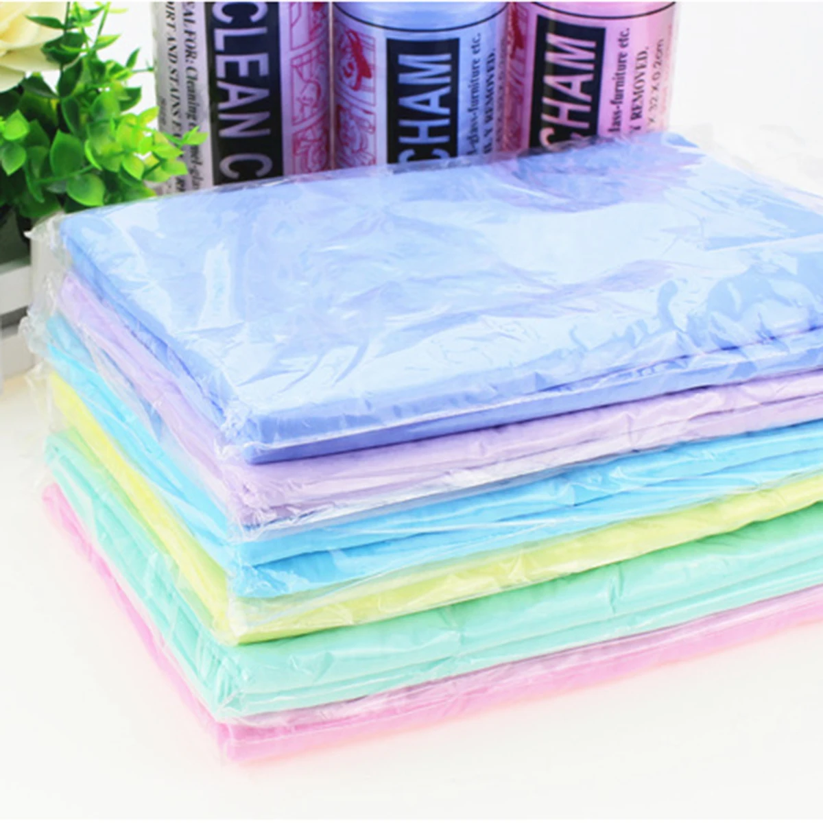 

66X43Cm Pva Deerskin Towel Car Wash Absorbent Quick Dry Soft Functional Chamois Cloth Multi Purpose Bath Sports Household