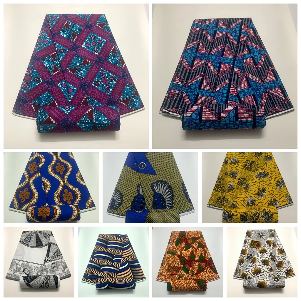 

Ankara Wax Fabric 2024 High Quality African Wax Print Fabric 100% Cotton Soft African Guaranteed Veritable Real Wax for Dresses