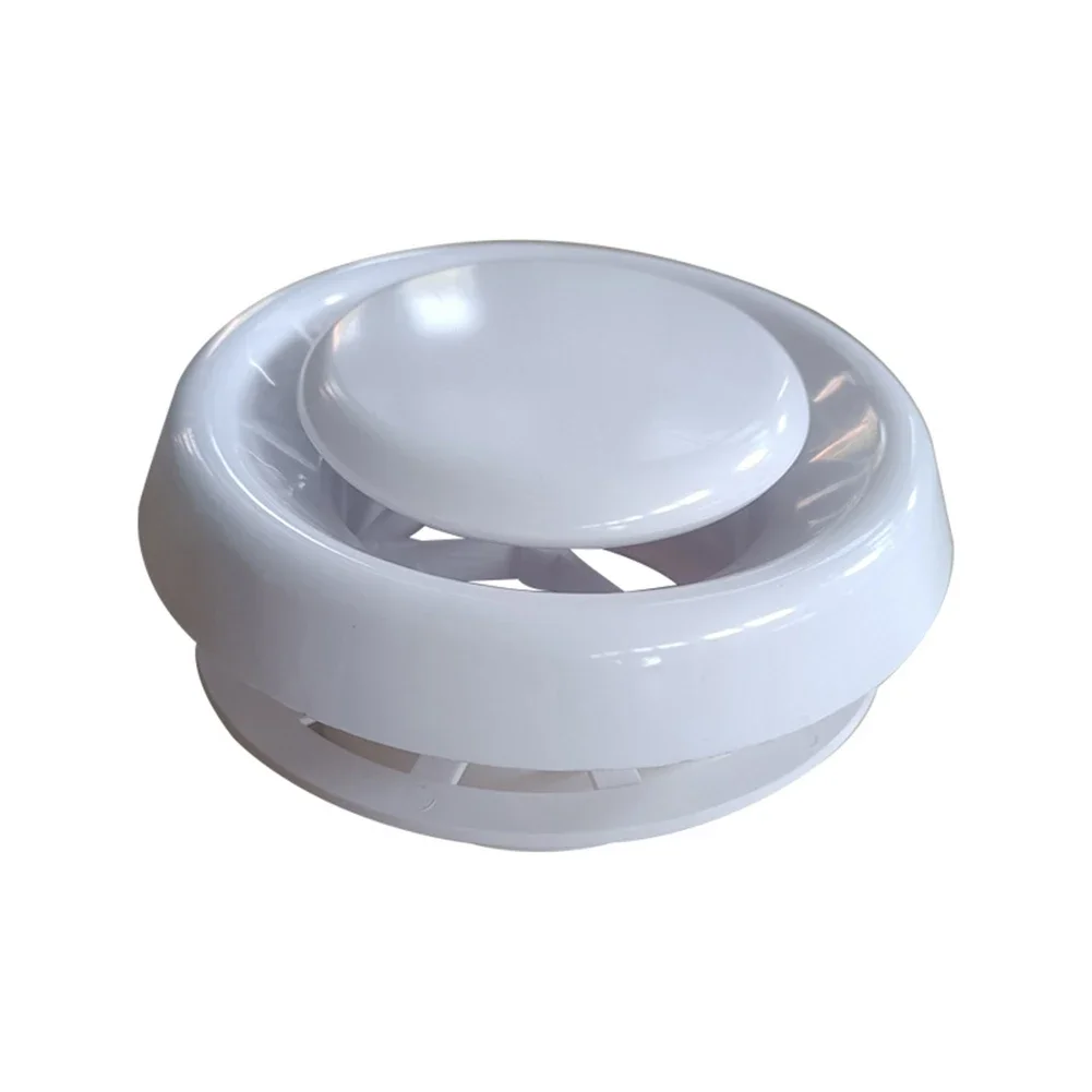 Adjustable Round Ceiling Ventilation Hood 100/150MM High Performance Plastic Diffuser for Efficient Air Circulation