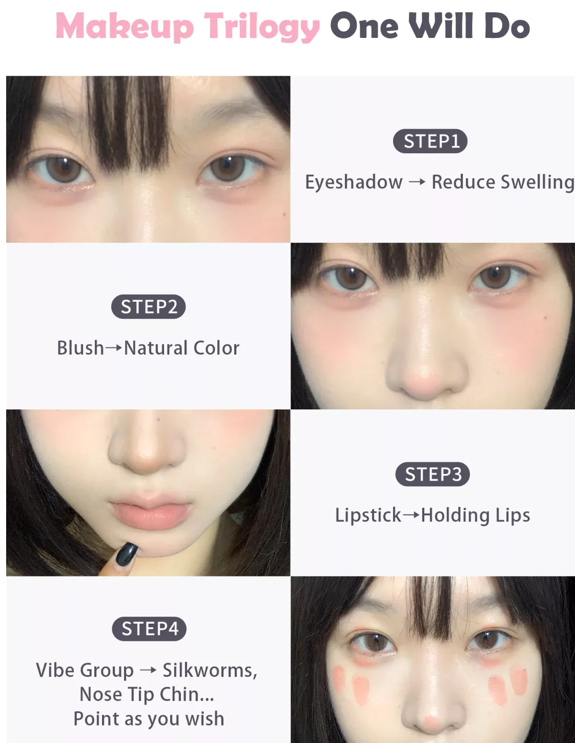 FLORTTE Love Yourself Multipurpose Cream Blush cheek Colors Rippling natural radiance Original Makeup Cosmetics