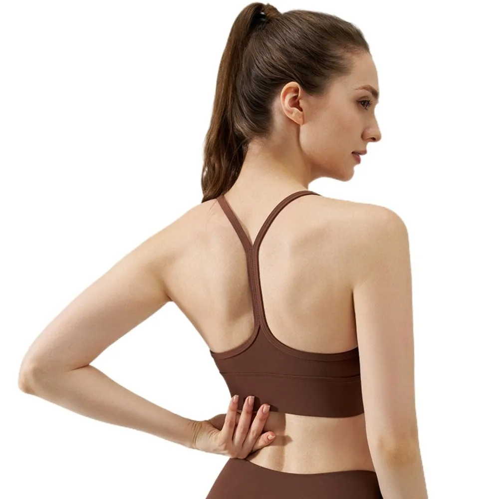 

Beautiful Back Y Shape Sports Bra Shockproof Slim Women's Sportswear Underwear Breathable Comfortable Yoga Underwear Jogging